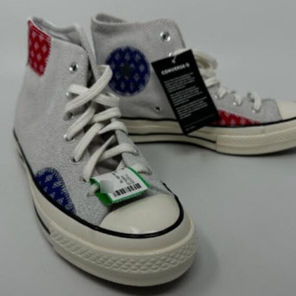 Converse Mens Size 5.5 Chuck 70 Twisted Prep Pattern High Top Sneaker - Picture 2 of 7